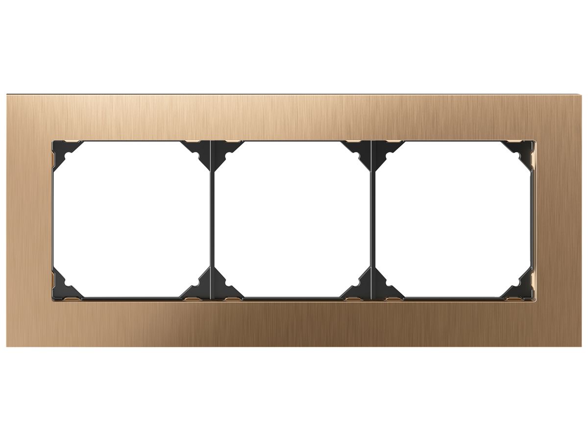 UP-Abdeckrahmen EDIZIO.liv prestige SNAPFIX® 3×1/1×3 94×214mm Me-champ