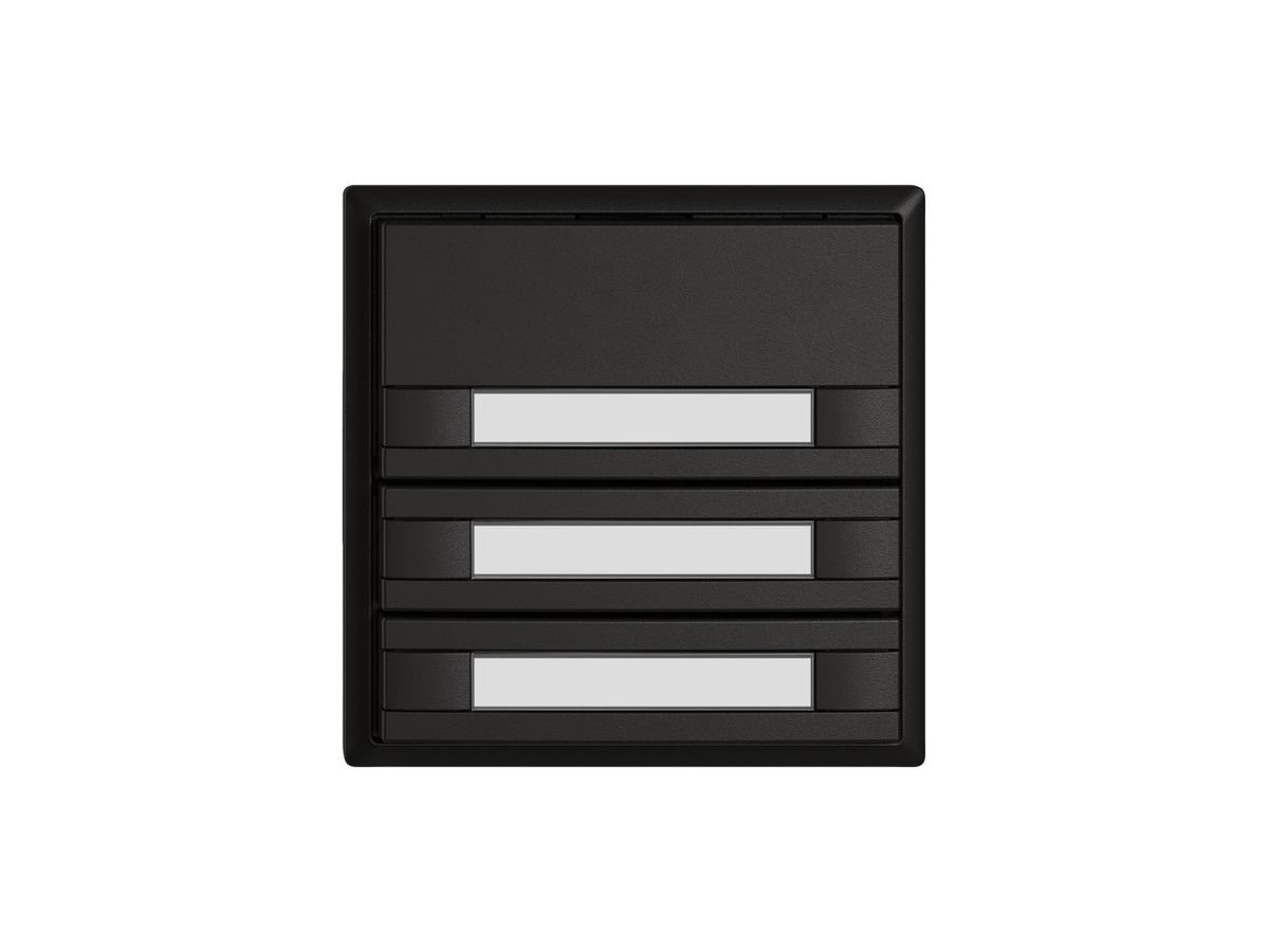 KNX-Taster RGB EDIZIO.liv SNAPFIX® Temperaturfüh.o.LED Pap.3×T 2-Tbed.sz