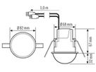 EB-Bewegungsmelder ESYLUX MD-CE 360i/24 GST, opal matt