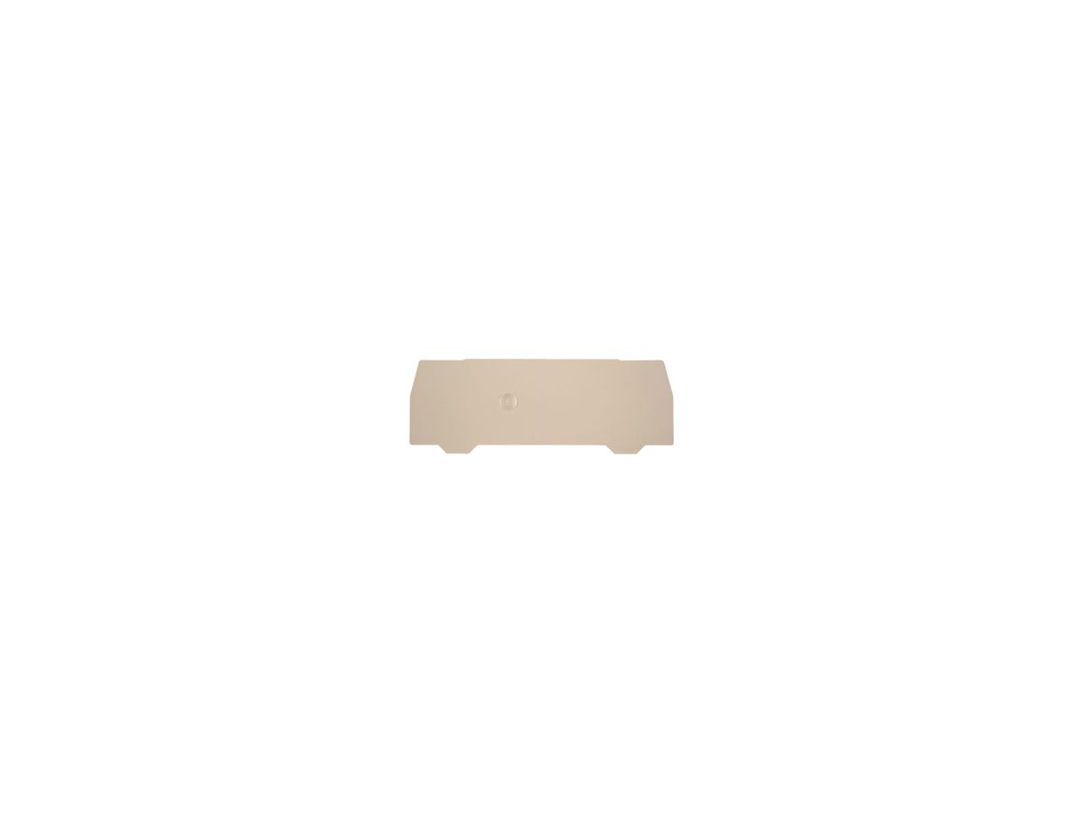 Zwischenplatte Weidmüller ZTW ZTL6 105.8×38.35mm beige