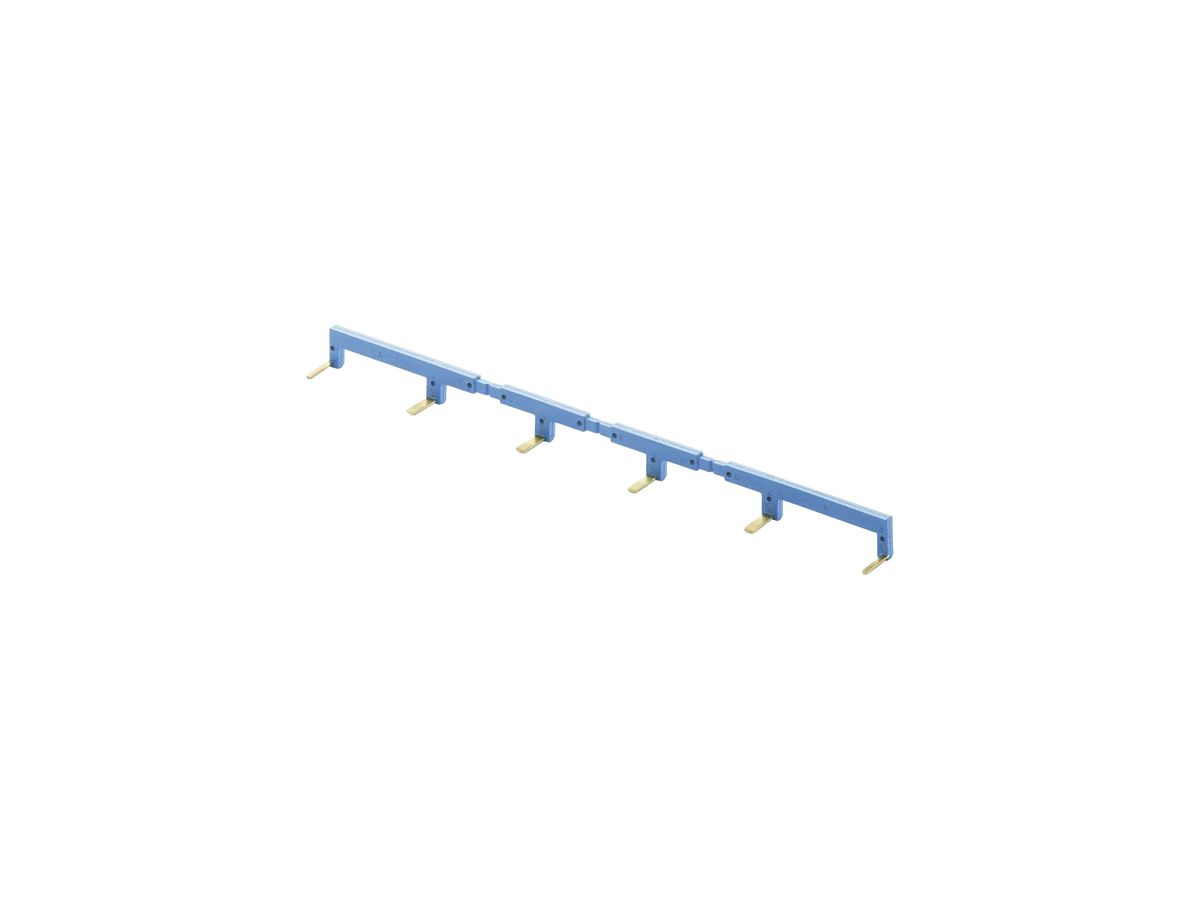 Kammbrücke Finder 022.26, für 6 Geräte der Serie 22.34, 10A, blau