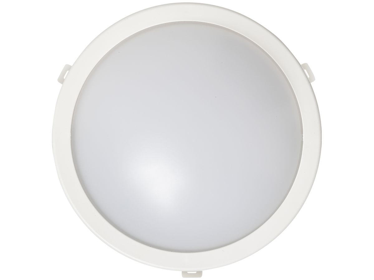 LED-Decken-/Wandleuchte WORKLIGHT 12W 840lm 4000K IP54 weiss Ø205mm