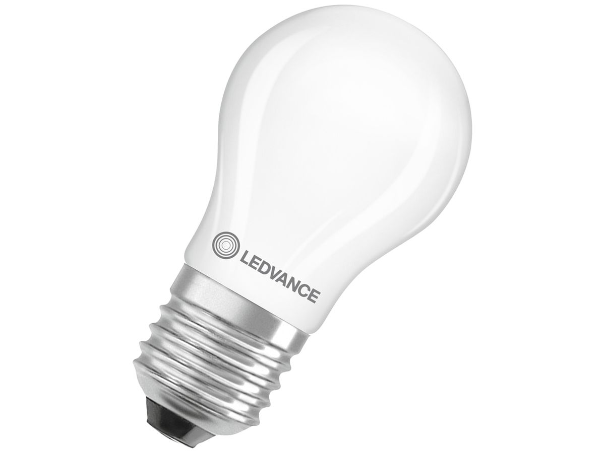 LED-Lampe LEDVANCE CLASSIC P E27 3.4W 470lm 827 mattiert Ø45×84mm