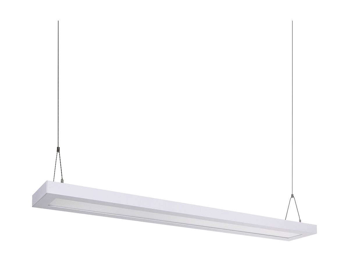 LED-Pendelleuchte ESYLUX LENJA PDL 1200 DDP 44.4W 7100lm 840 DALI-2 weiss