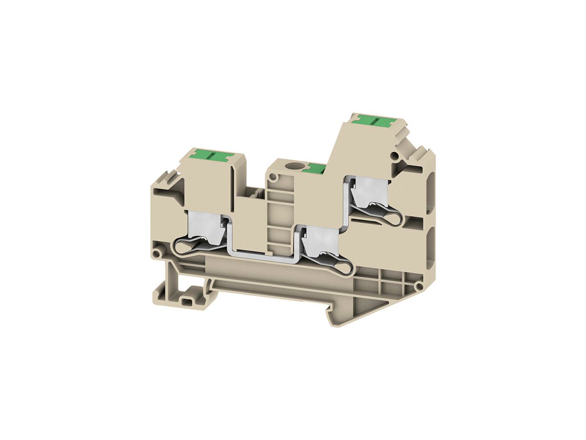 Durchgangs-Reihenklemme WM SL3C 0.5…10mm² 41A/1000V Snap-in TH35 be