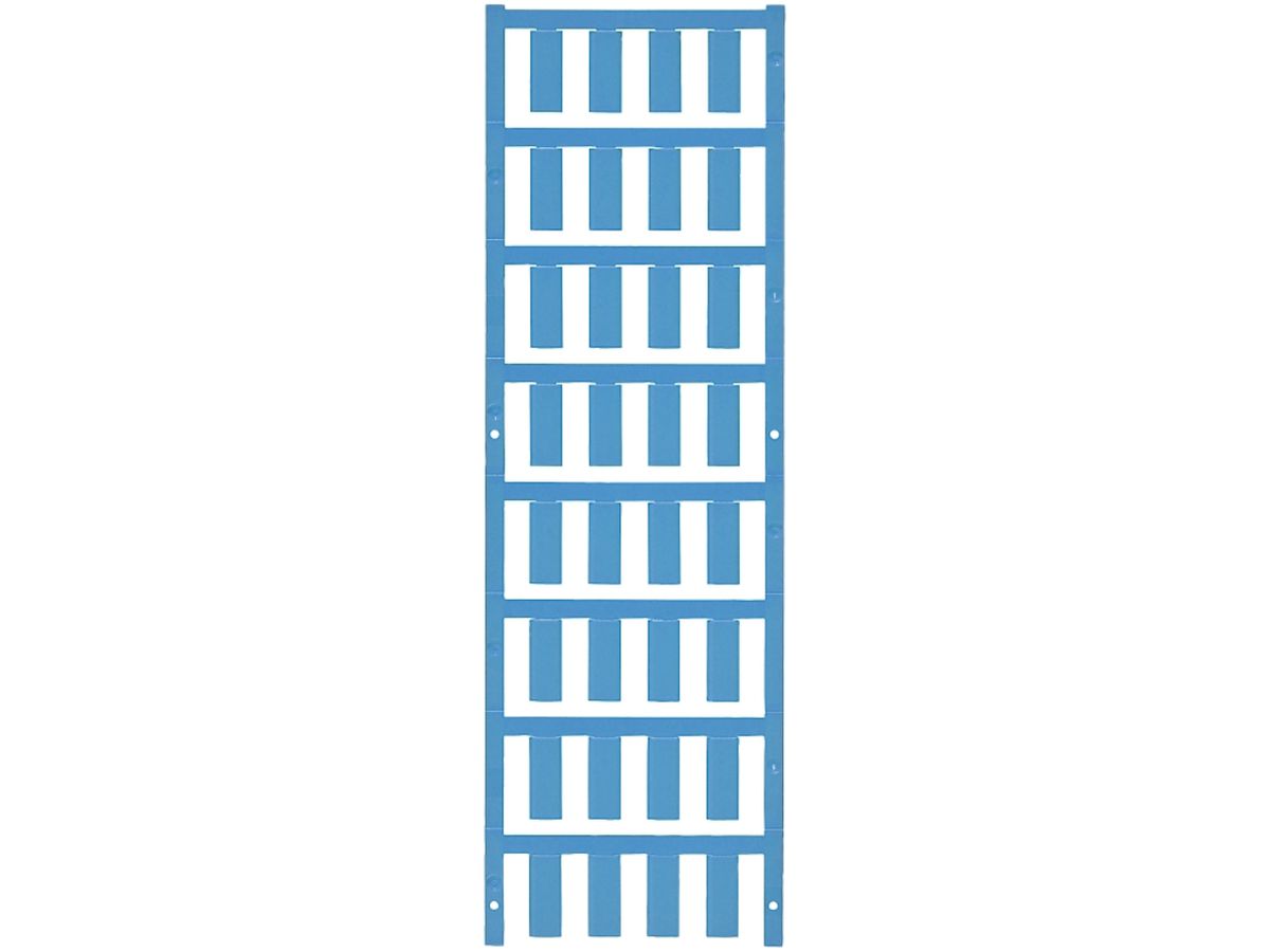 Leitermarkierer Weidmüller MultiCard SF für Ø5.8…7.8mm 21×8.4mm PA66 blau