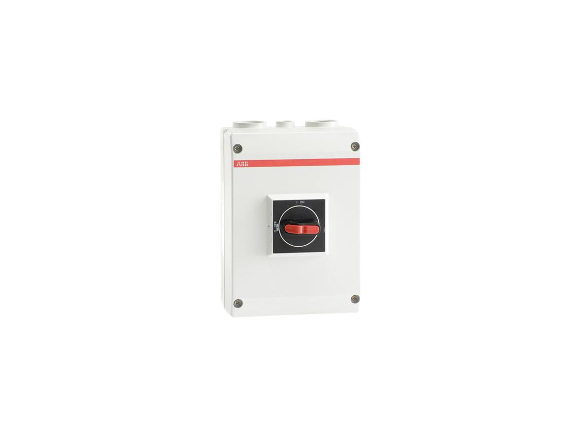 AP-Sicherheitsschalter ABB 3-polig 30 A 400V hellgrau/schwarz
