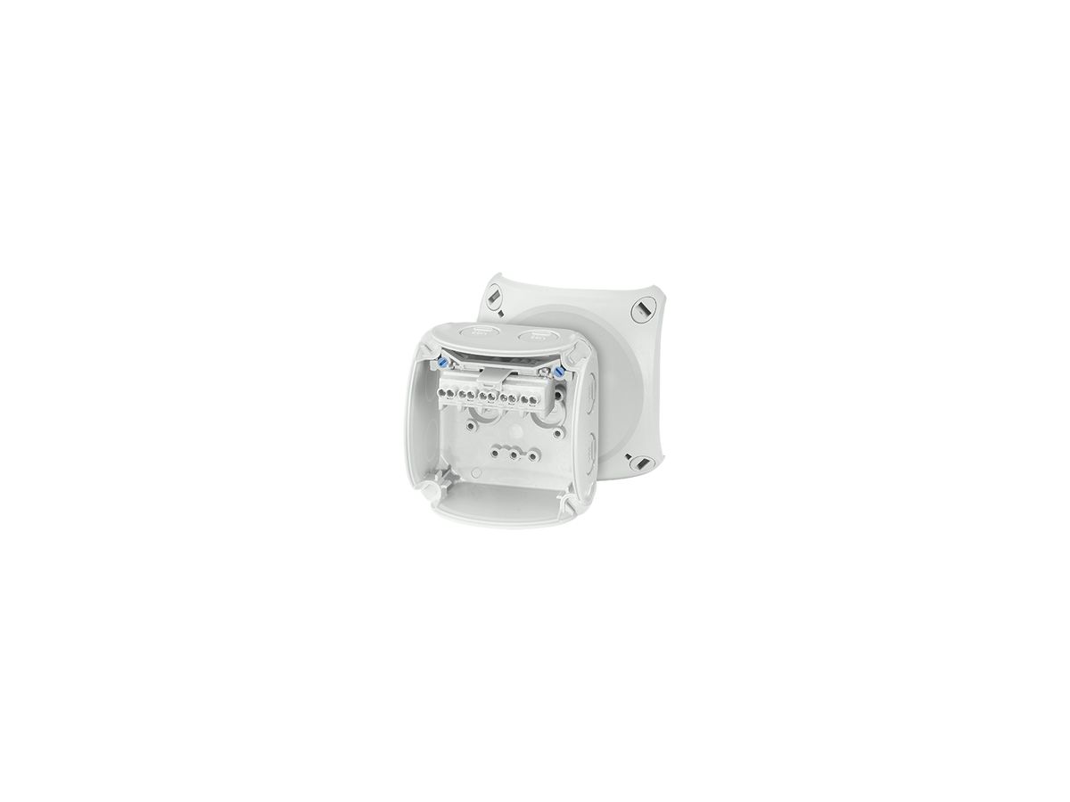 AP-Abzweigdose Hensel KF G mit Klemmen 5×2.5mm² grau