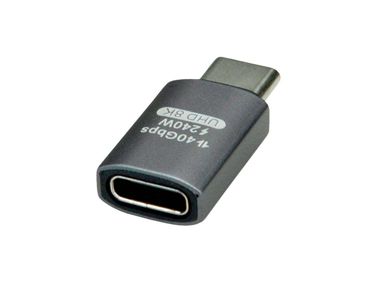 USB-Adapter ROLINE USB4 Gen3x2 40Gbit/s ST/BU 240W USB-C/USB-C