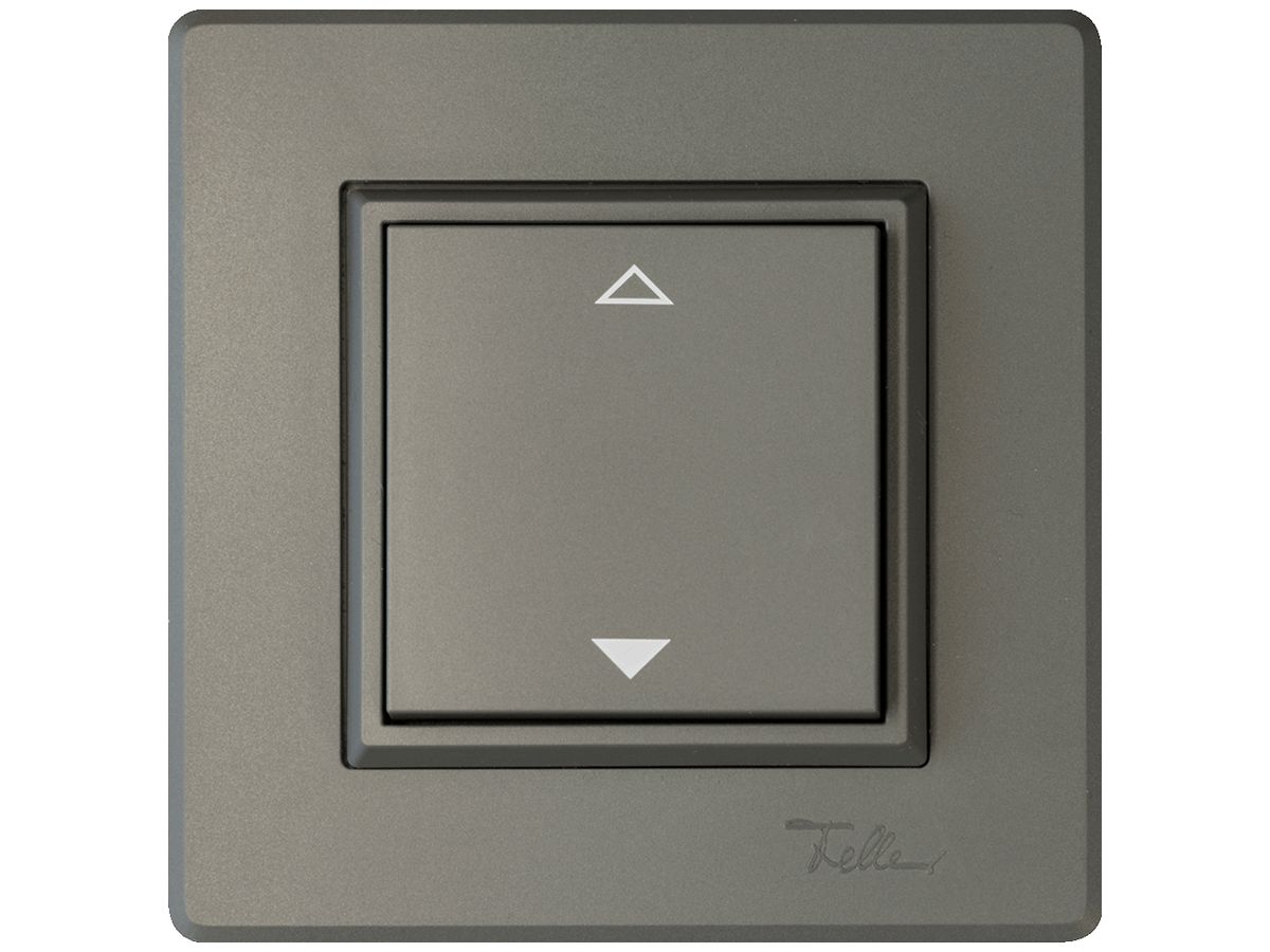 AP-Funktaster ALADIN EnOcean EDIZIO.liv 2K/1T V/Λ batterielos dunkelgrau