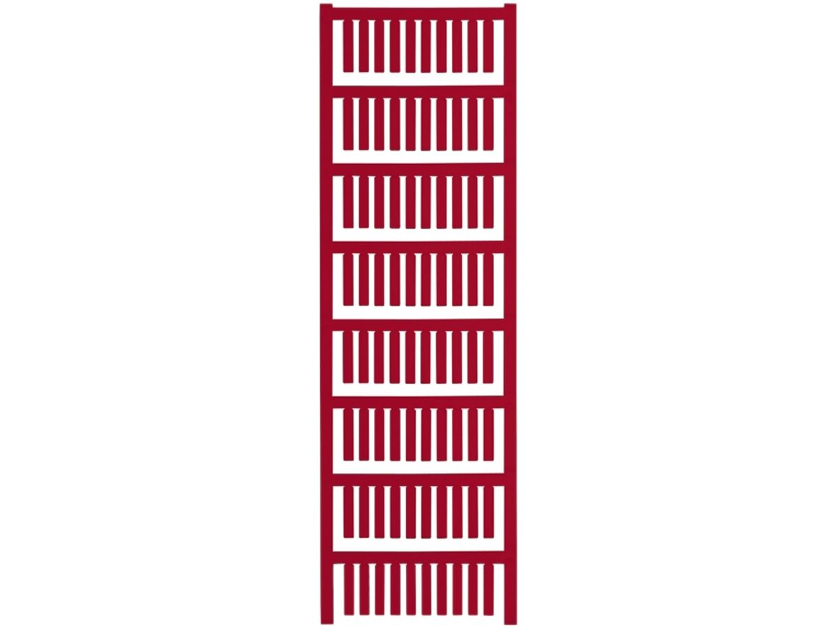 Einsteckschild Weidmüller TM MultiCard 20×4mm PA66 rot