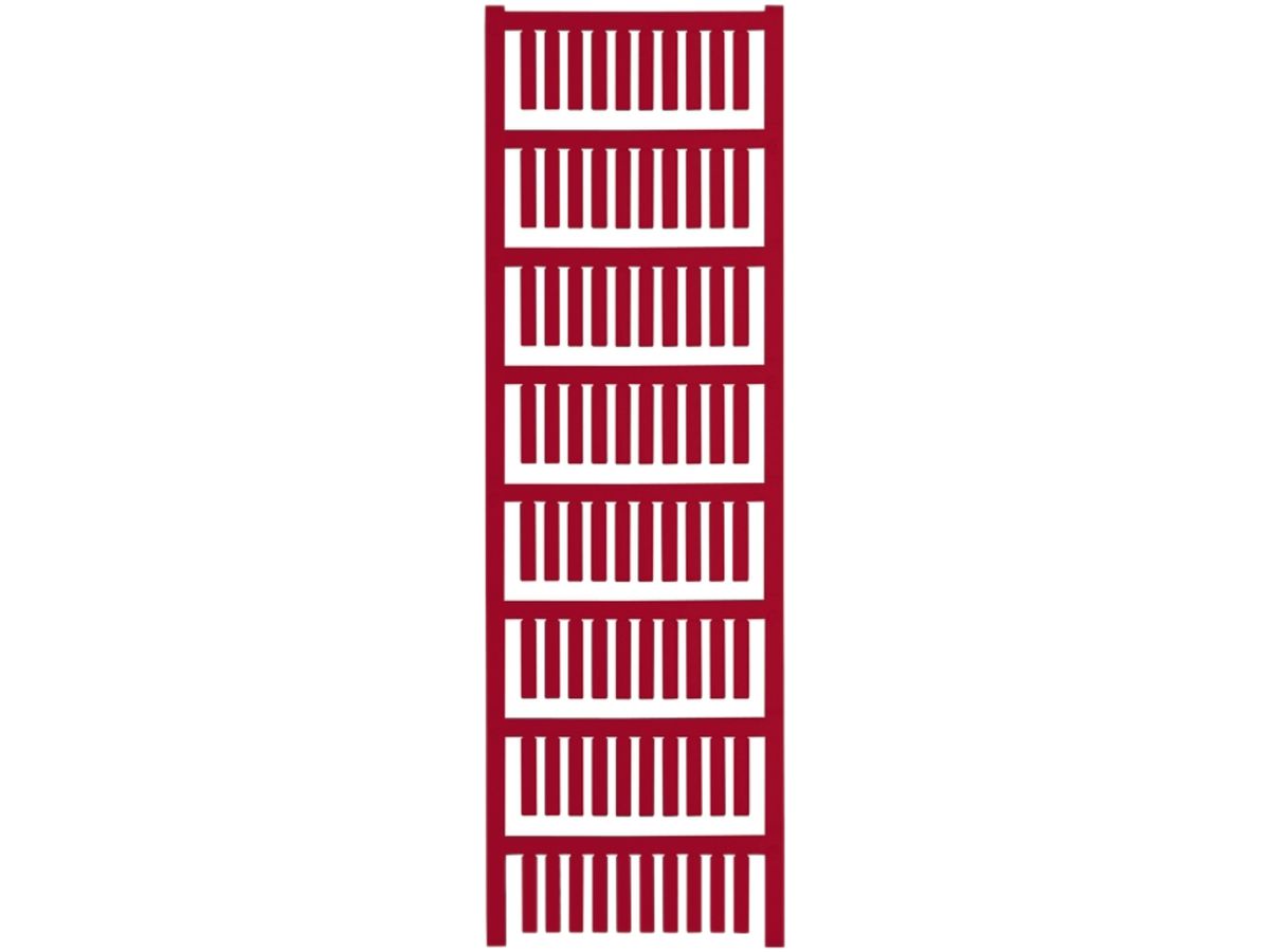 Einsteckschild Weidmüller TM MultiCard 20×4mm PA66 rot