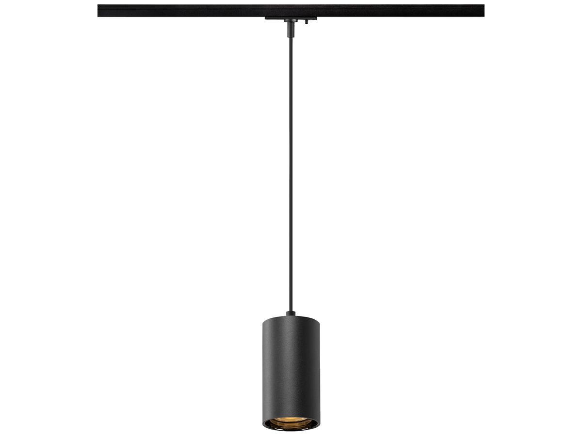 Pendelleuchte SLV ASTO GU10 1×10W DIM Ø70mm schwarz