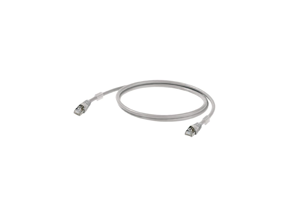 Patchkabel Weidmüller CabinetLine Cat.6 LSZH RJ45/RJ45 25m grau