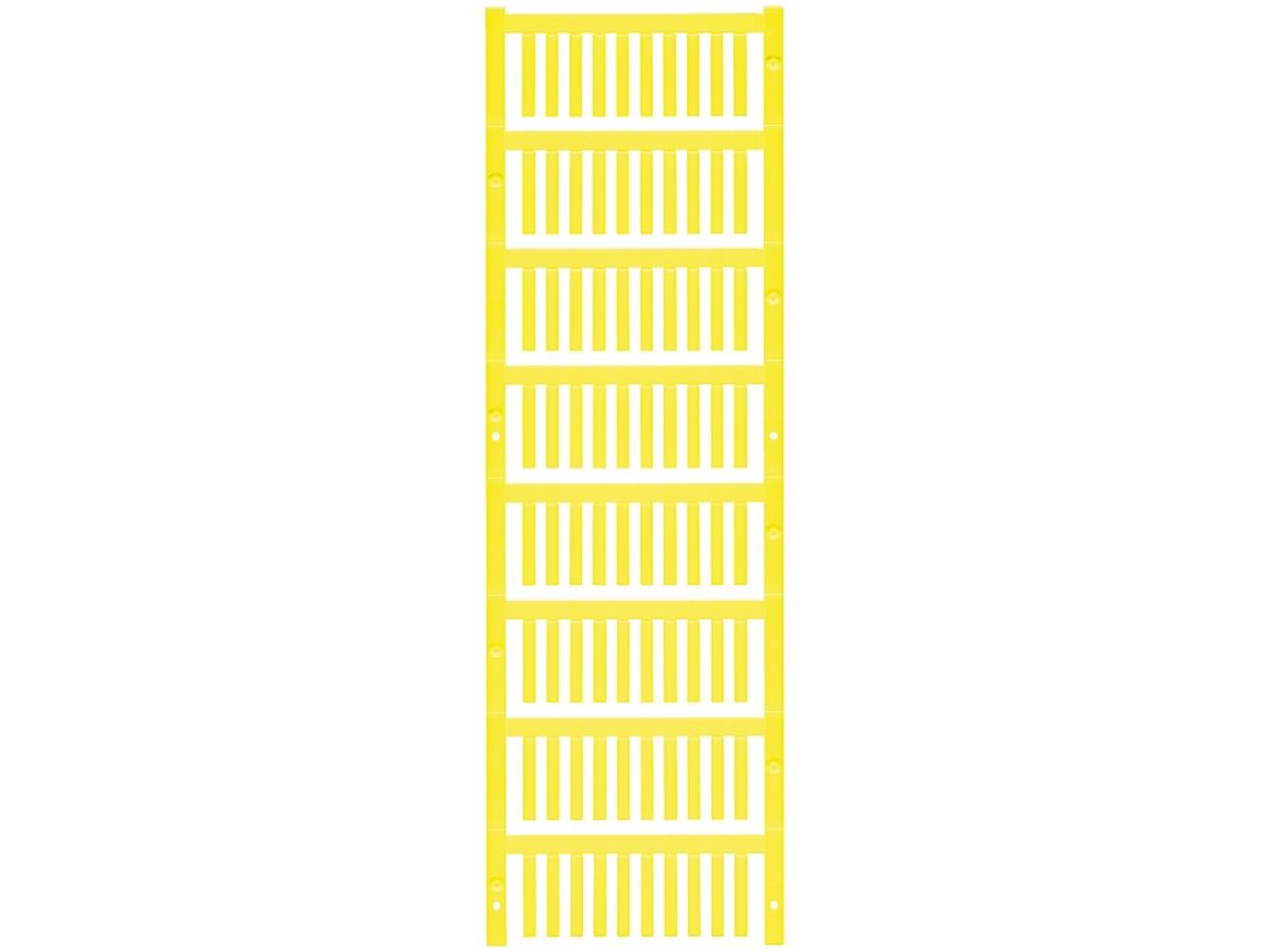 Leitermarkierer Weidmüller MultiCard SF für Ø1…1.3mm 21×3.2mm PA66 gelb