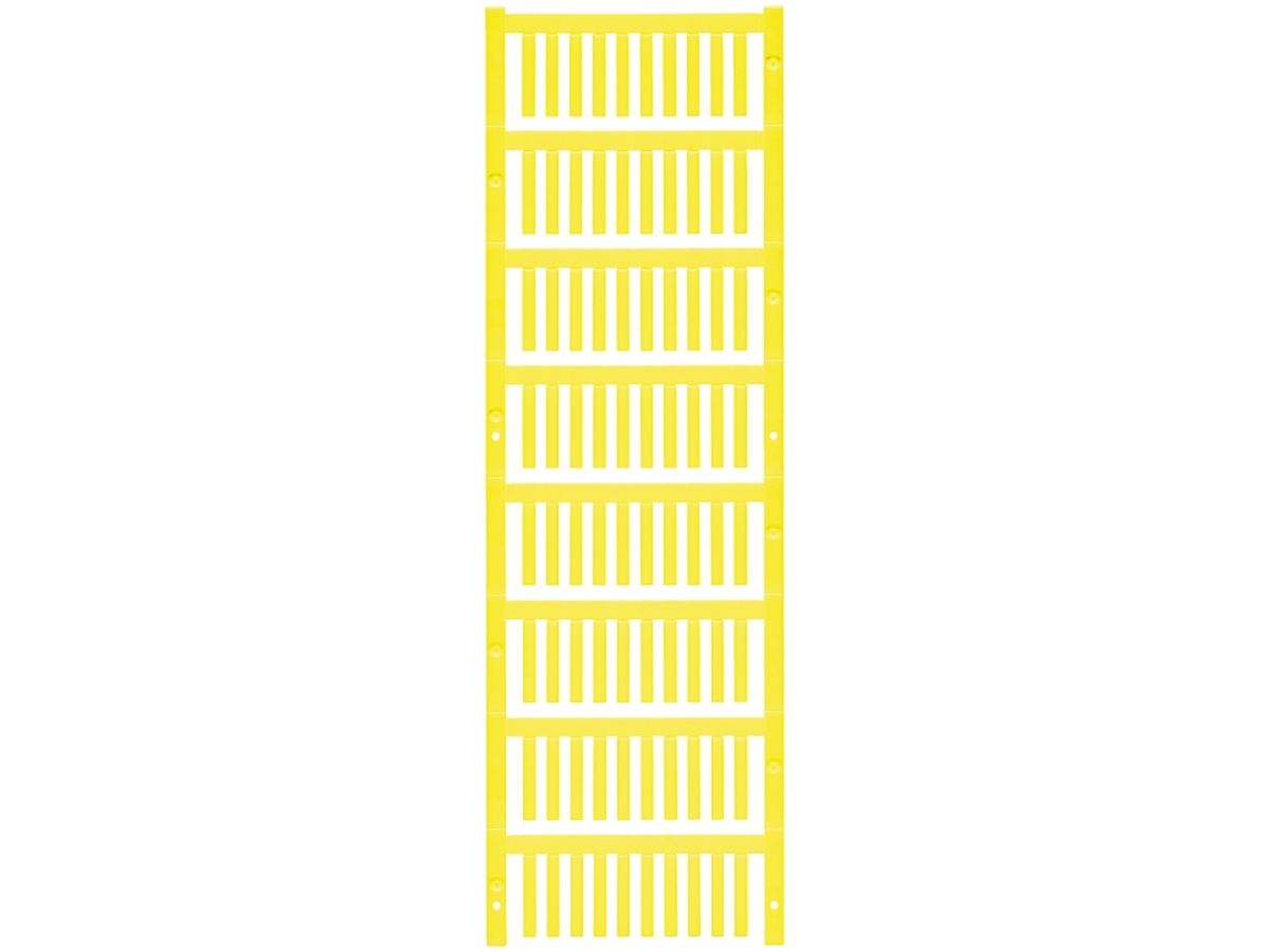 Leitermarkierer Weidmüller MultiCard SF für Ø1…1.3mm 21×3.2mm PA66 gelb