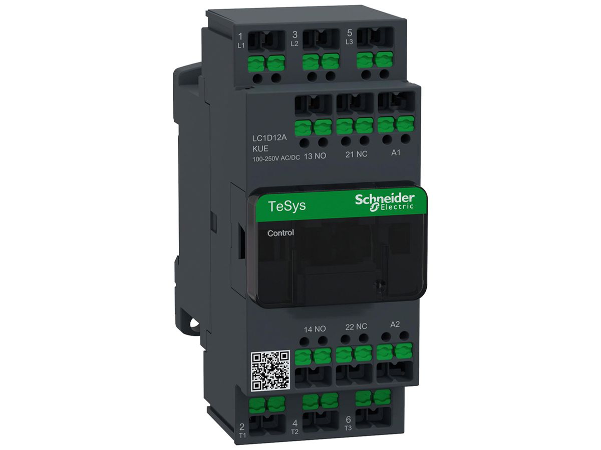 Leistungsschütz TeSys 100…250VAC/DC 3NO 25A 12A 440V 1NO 1NC