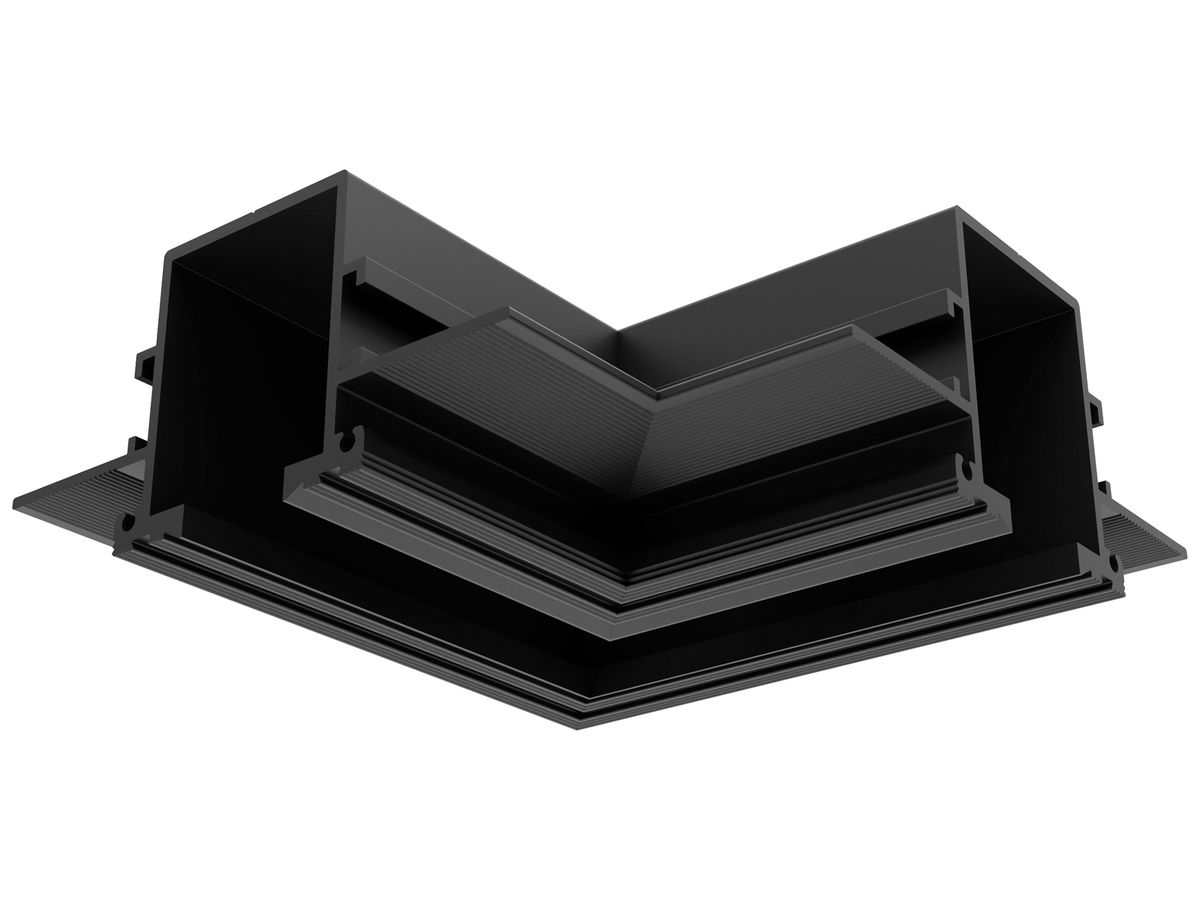 Abdeckung Sylvania Lytespan 96.5×92×45.15mm Aluminium schwarz L-Verbinder