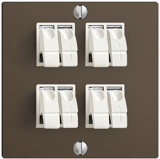 Audiodose EDIZIOdue F 4×coffee ITplus Klemmanschluss für 4 LS
