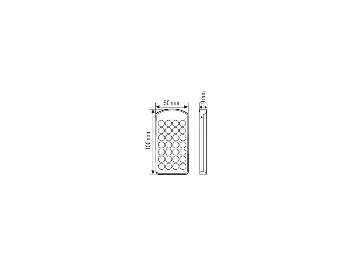 Fernbedienung Mobil-PDI/DALI ESYLUX silber