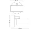 LED-Spot Philips Bracia 5.5W 550lm 2700K 110° Ø86mm schwarz 1×Spot