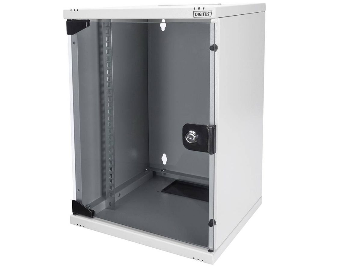 Netzwerkschrank digitus 10' 9HE - 464x312x300mm, RAL7035, IP20