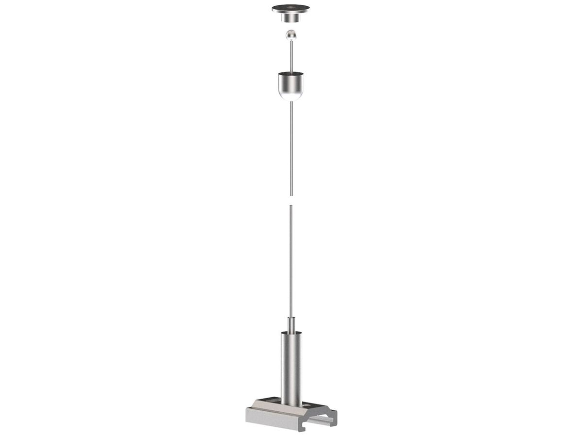Stababhängung Sylvania OneTrack KIT8 Aluminium/Stahl Ø1.5×1500mm Silber