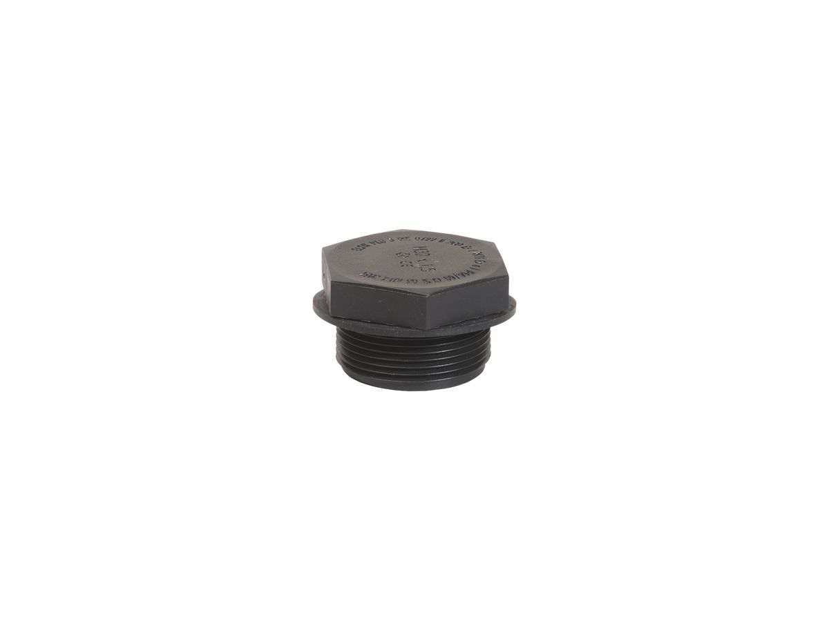 Verschlussstopfen Demelectric M40 schwarz PA IP65 V0 B6-B24 -40°…125°C
