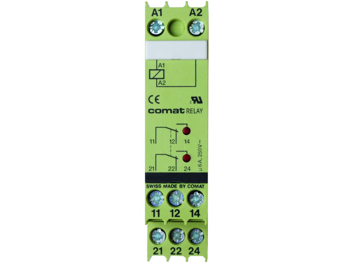 REG-Leistungsrelais ComatReleco C133.01, 48VUC, 2W AgNi 6A 250VAC LED