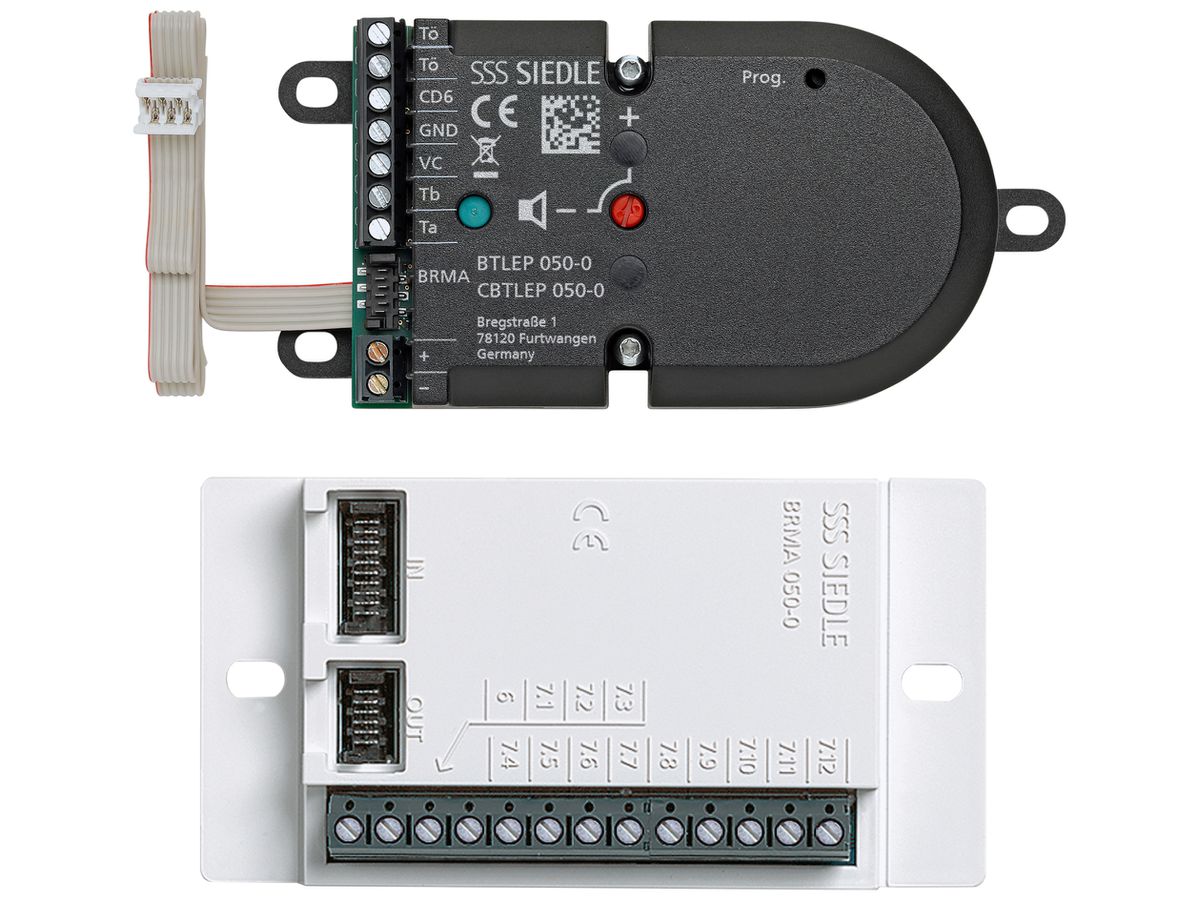 EB-Ausseneinheit Audio Siedle Plus Bus-System 12 24VDC 60×124×31mm IP54