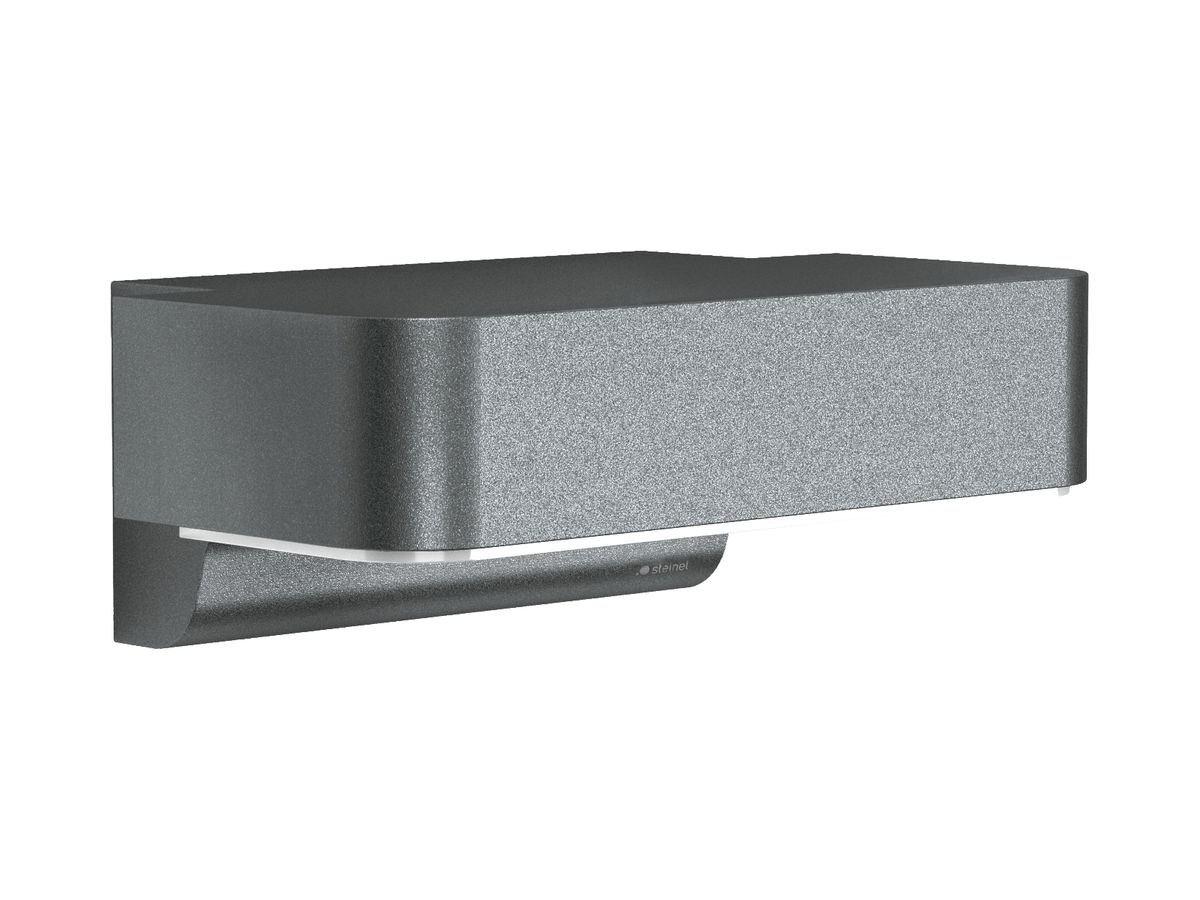 LED-Wandleuchte Steinel L 800 SC SEN 7.5W 428lm 1800K IP44 DIM 146×230×88mm an