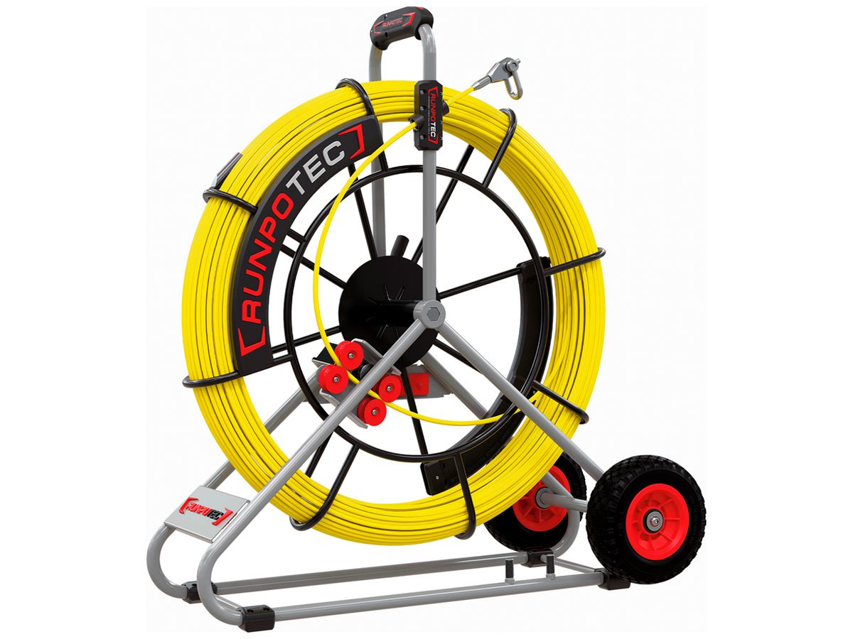 Kabeleinziehgerät Ø7.5mm, 100m Haspel, Gewinde RTG12mm