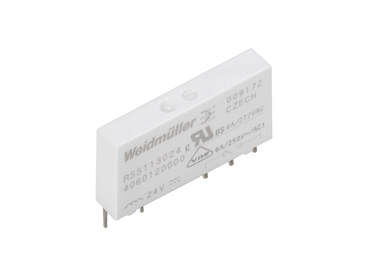 Relais Weidmüller TERMSERIES RSS113024F 24VDC 1W 250VAC 6A