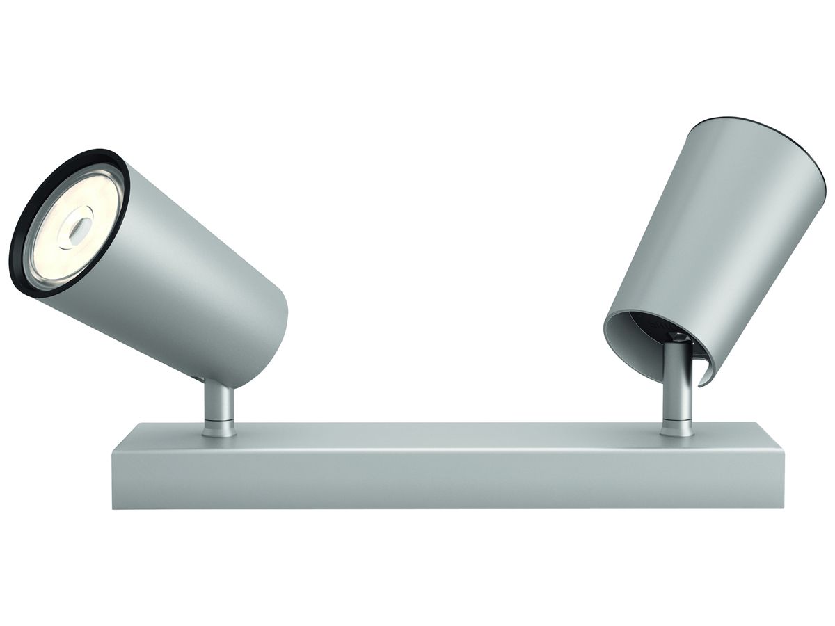 Deckenleuchte Philips myLiving PAISLEY, GU10 2×5.5W IP20, aluminium