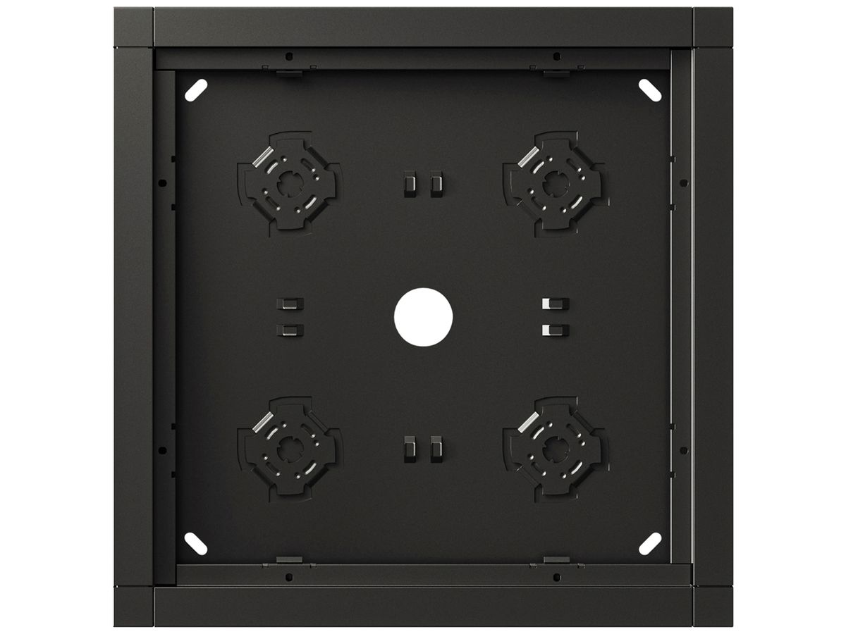 AP-Gehäuse Siedle 4× 232×232×36.5mm grau