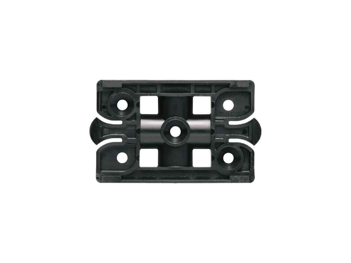 Halter Weidmüller MultiCard ClipCard für Gerätemarkierungen 90×58mm PA66 schwarz