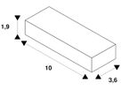 AP-Verbinder/Pendel-Montageclip SLV für AP-Stromschiene EUTRAC 3-phasig, weiss