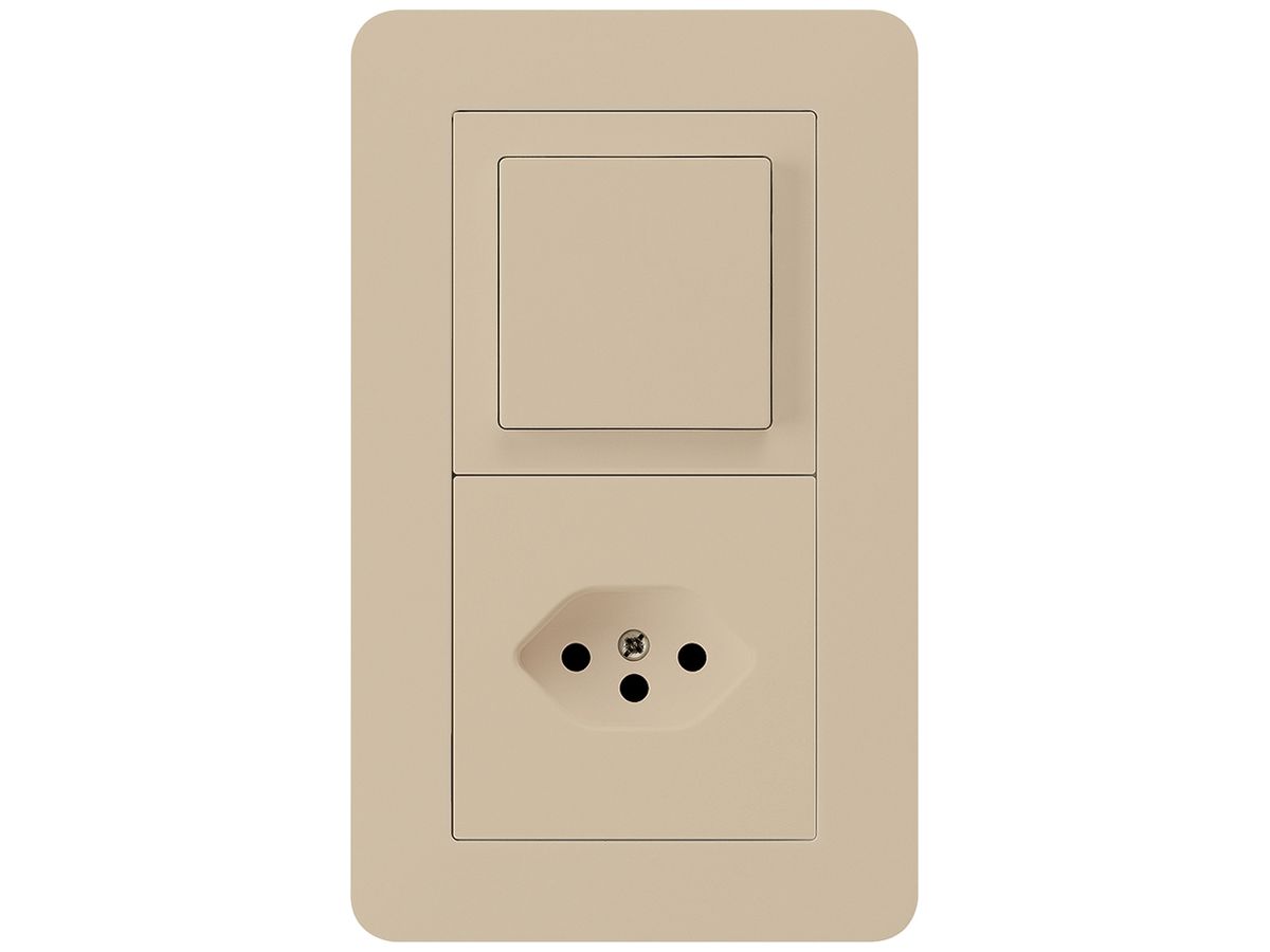 UP-Kombination kallysto.trend Gr.I-I vertikal Schalter S6+Typ 13 beige