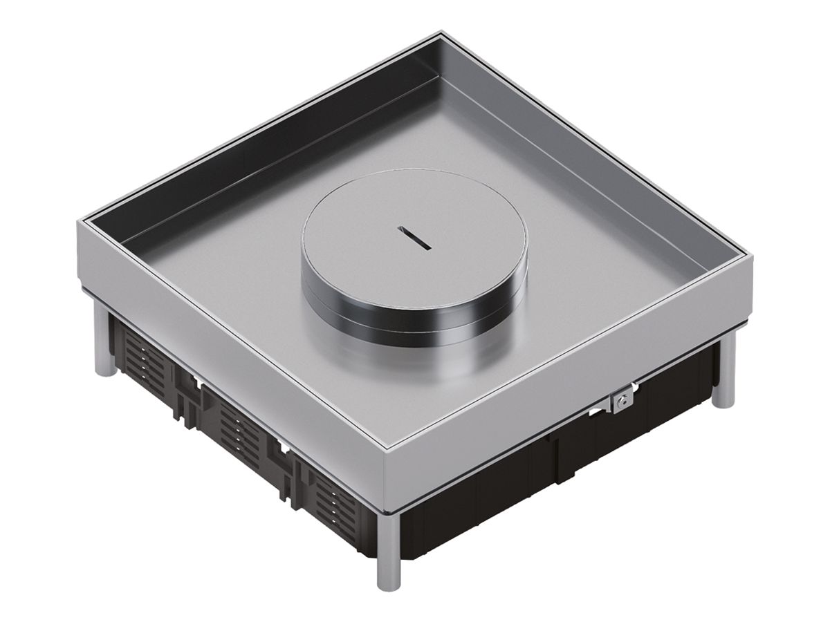 Schwerlastkassette Hager Q12 TM 10 42×244×244mm rostfreier Stahl