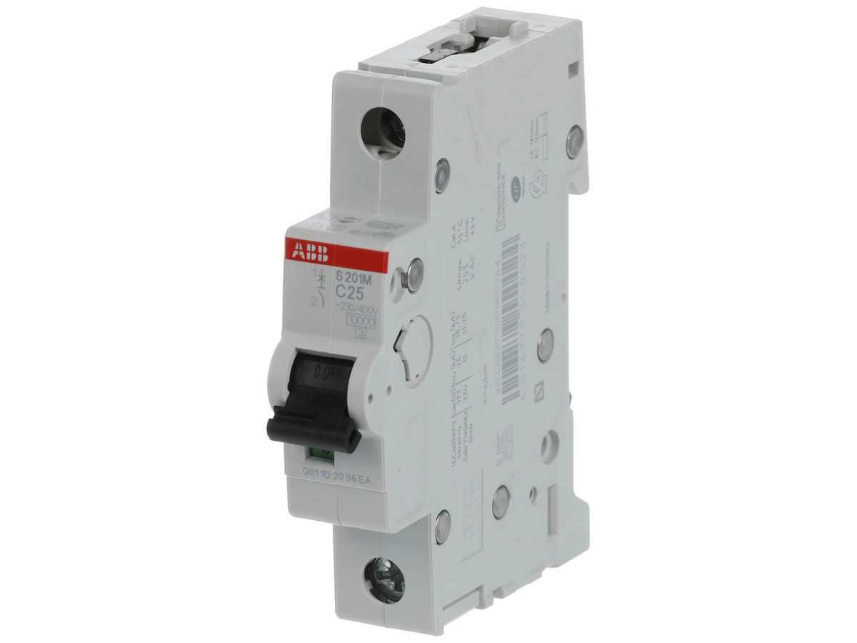 Leitungsschutzschalter ABB S201M-C25 25A C 10kA