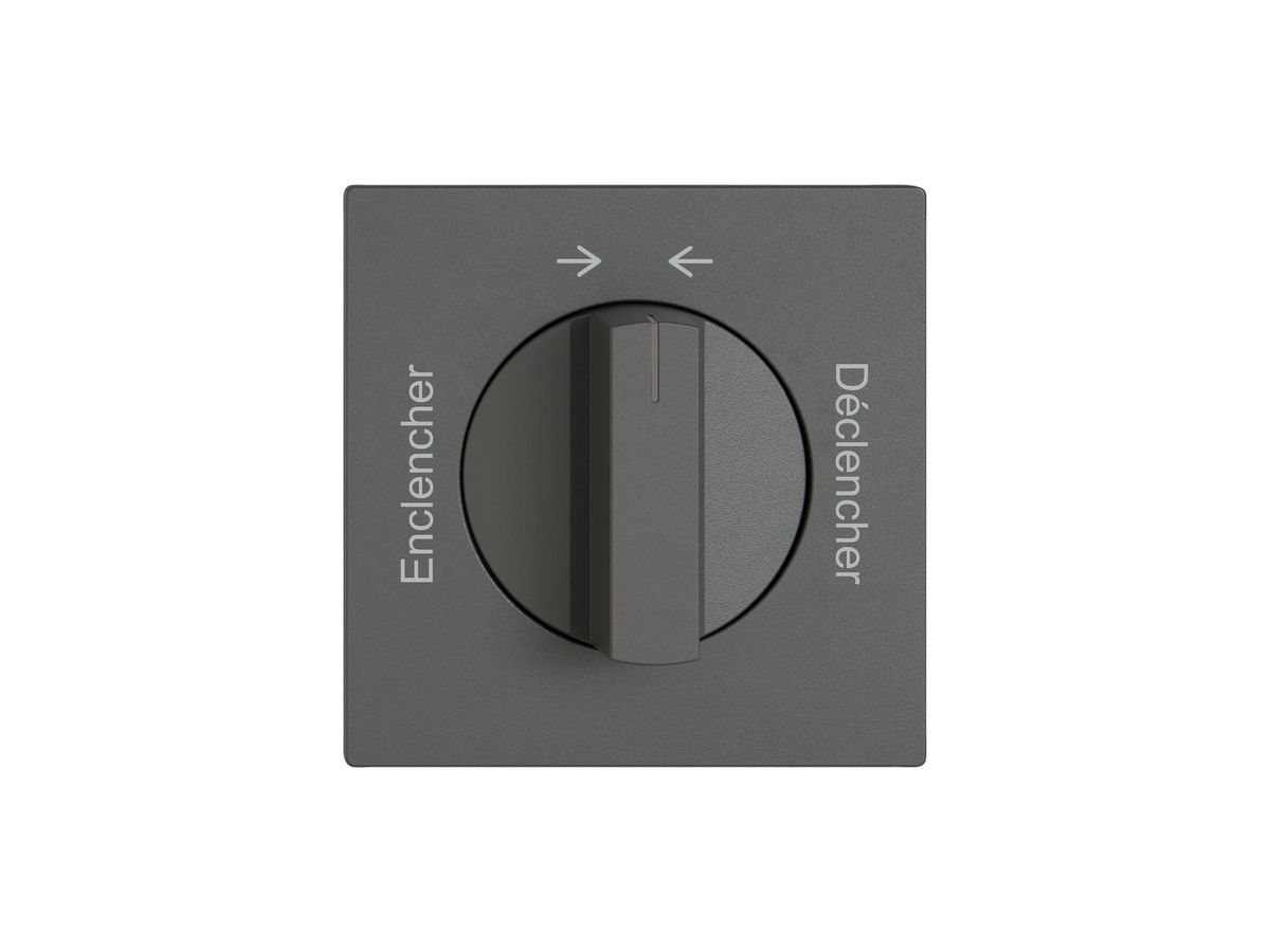 Montageset EDIZIO.liv SNAPFIX® f.Drehschalter m.Griff Encl.→ ← Décl.dgu