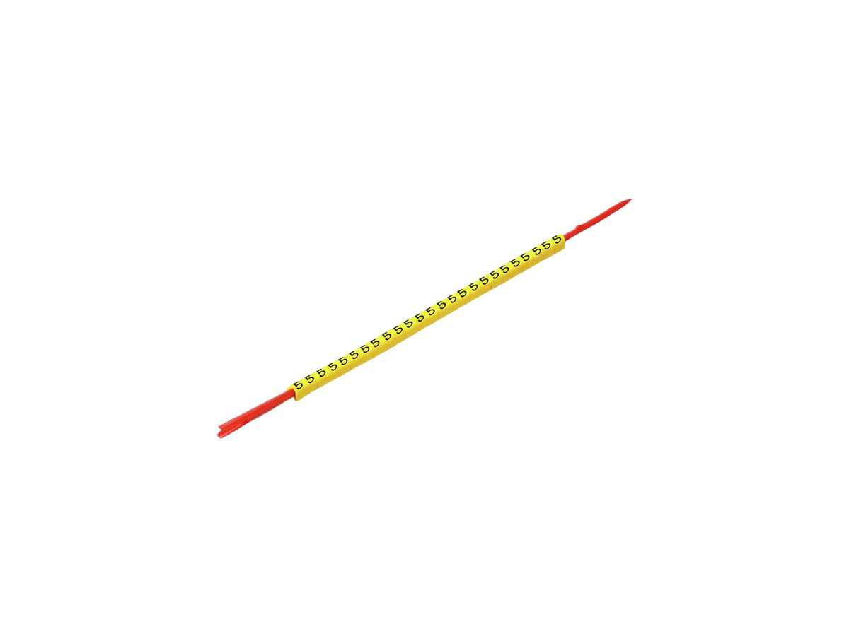 Montagedorn Weidmüller CLI R für Ø1…3mm 3×3.4mm Aufdruck: C, gelb