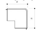 Ausseneck Bettermann zu Installationskanal WDK reinweiss 40×60mm