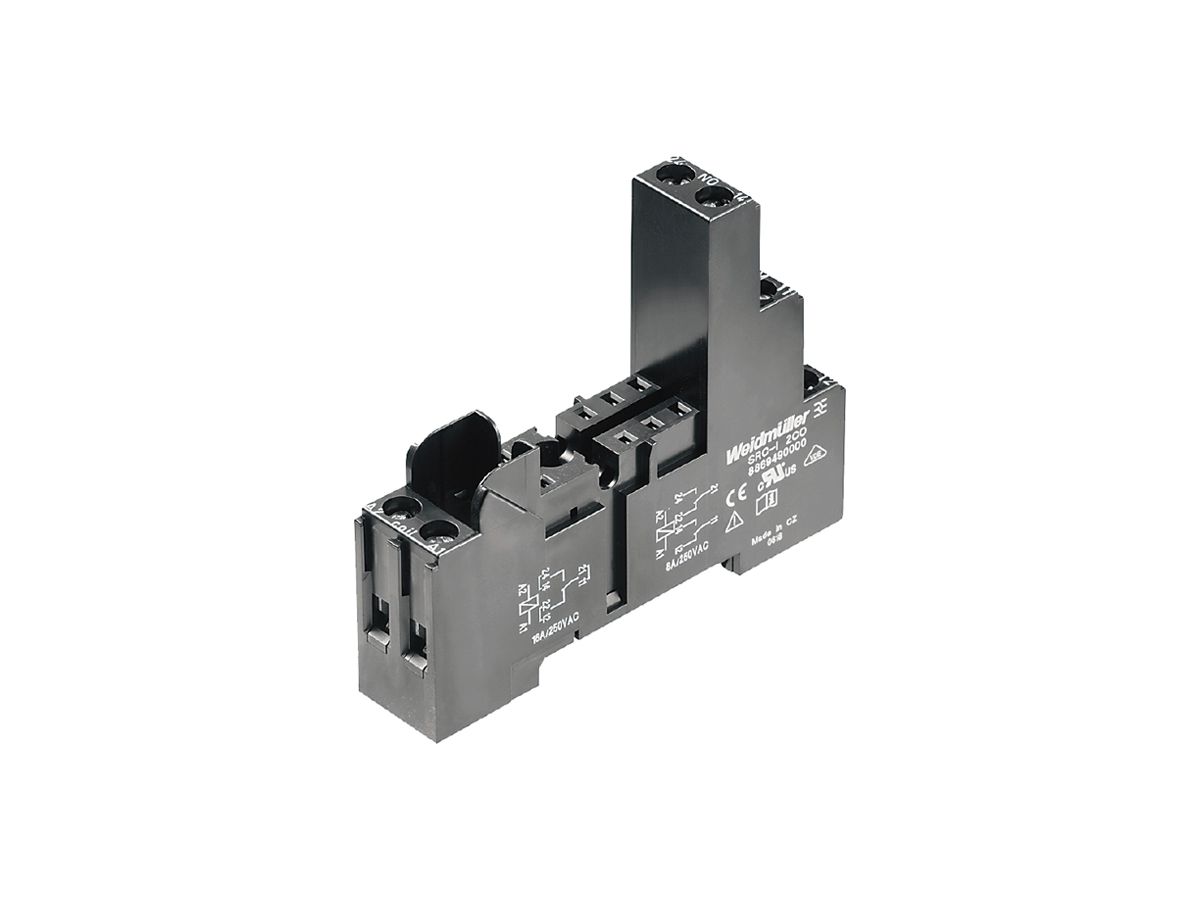 Relaissockel WM SRC-I 2CO TH35 Schraubanschluss 8 77×15.8×61.5mm