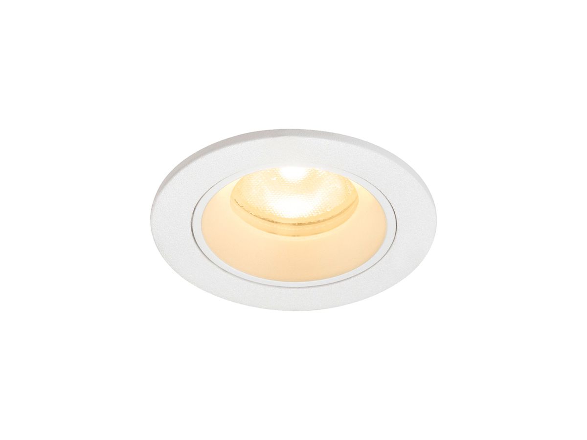 EB-LED-Deckenleuchte SLV NUMINOS XS 6.9W 950lm 3000K WB DALI DIM Ø65×45mm ws