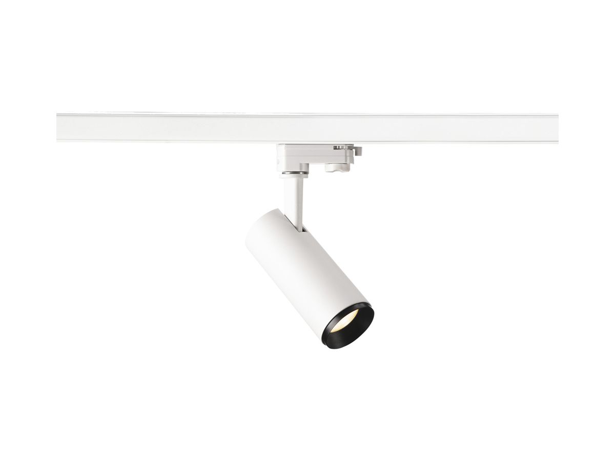LED-Spot SLV 3~ NUMINOS S PHASE 11W 1020lm 3000K 24° Ø65×162mm weiss