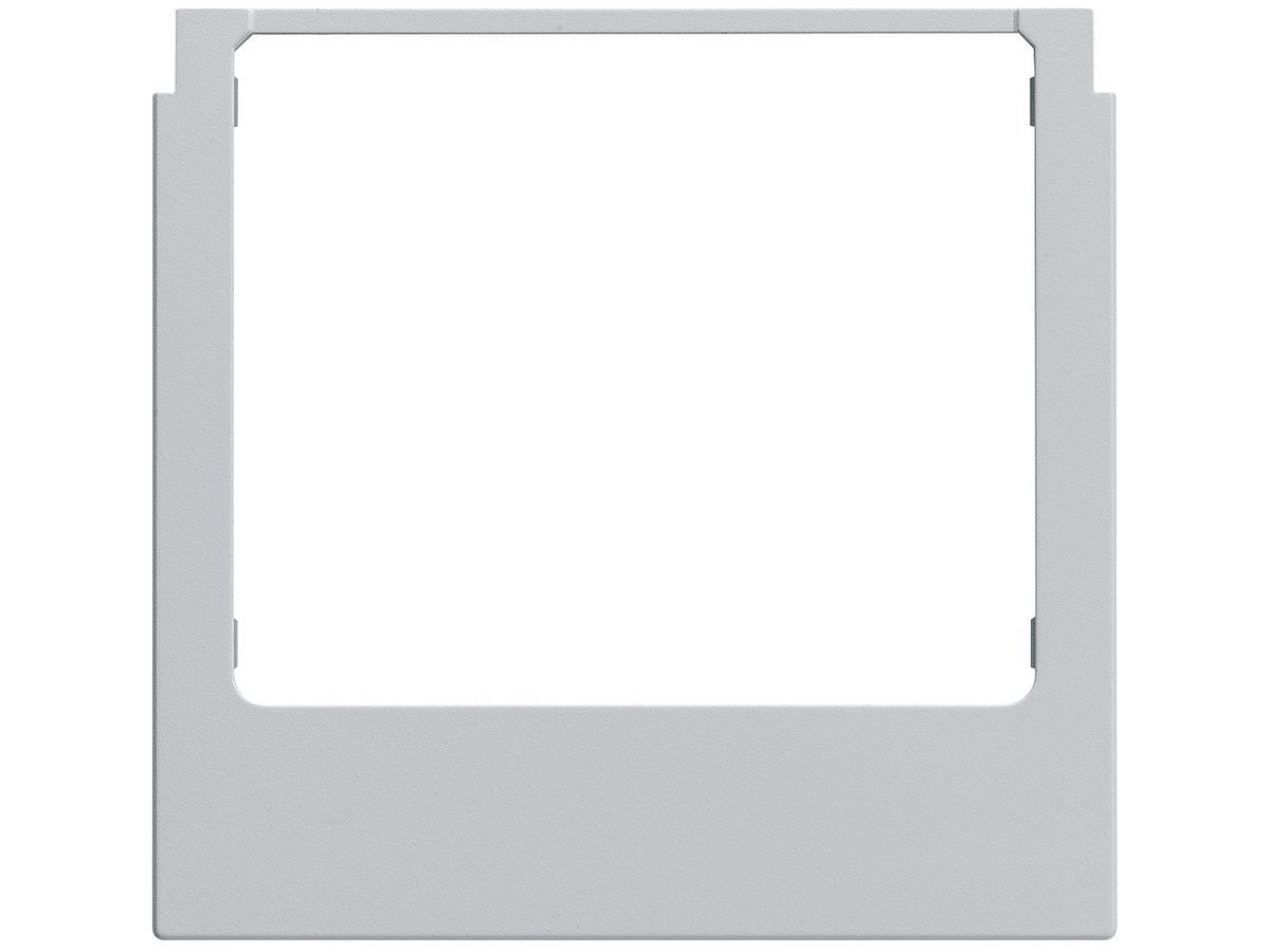 Designrahmen Audio Hager elcom.touch/elcom.fon eckig hellgrau