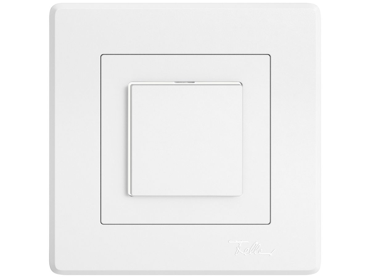 UP-Drucktaster EDIZIO.liv SNAPFIX® ARL/1P Seitenbel.weiss ws