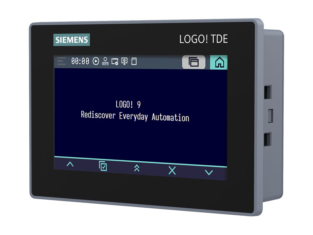 EB-Touchpanel Siemens LOGO! 9 TDE 4.3" 480×272px TCP/IP 24VUC 128.2×86mm