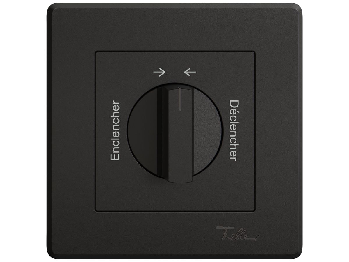 UP-Montageset EDIZIO.liv SNAPFIX® f.Drehschalter m.Griff Encl.→ ← Décl.sz